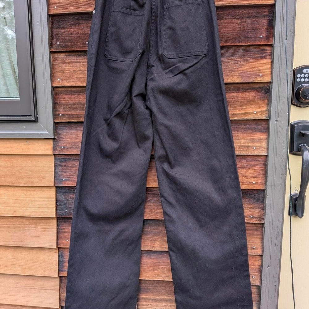 Thakoon Black devil wife leg high heel trousers 4